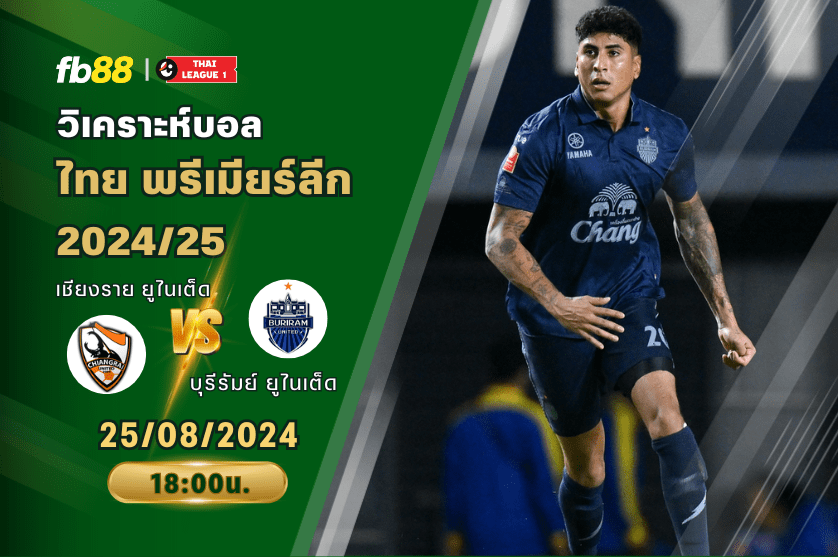 วิเคราะห์บอล: เชียงราย ยูไนเต็ด VS บุรีรัมย์ ยูไนเต็ด