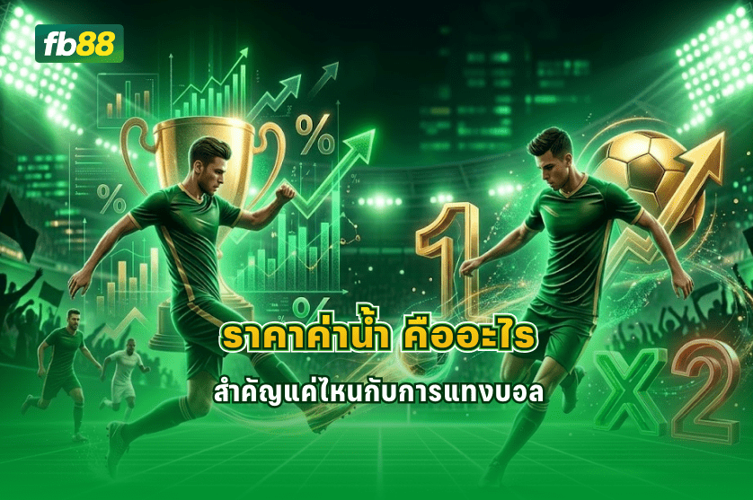 ราคาค่าน้ำ คืออะไรสำคัญแค่ไหนกับการแทงบอล 15/03/2026